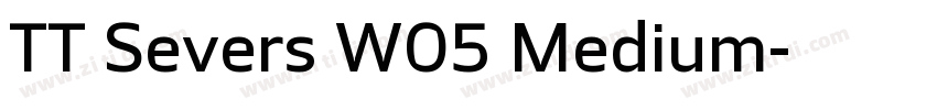 TT Severs W05 Medium字体转换